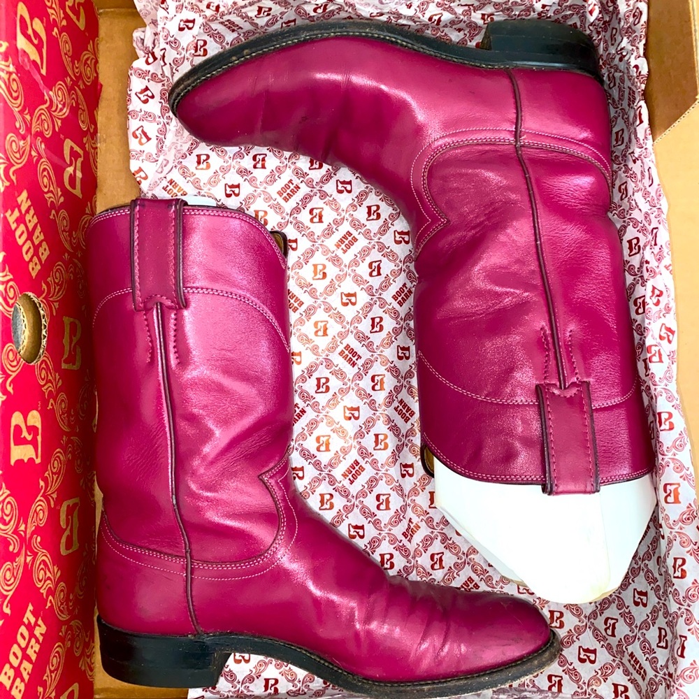 Womens Justin Boot, Pink